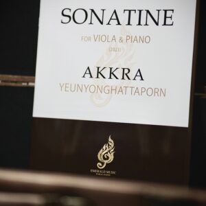 SONATINE for Viola & Piano (2023) by Akkra Yeunyonghattaporn